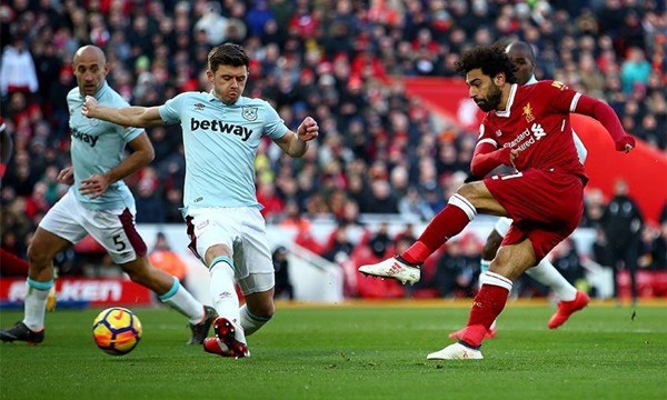 英超西汉姆vs利物浦赛后战报:萨拉赫梅开二度维纳尔杜姆破门