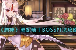 原神黑蛇骑士BOSS打法怎么玩？原神黑蛇骑士BOSS打法攻略